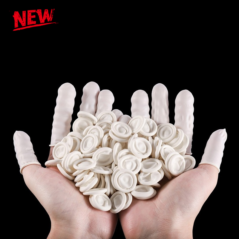 Latex Disposable Glove - 100/50/30 Stück Einweg-Latex-Fingerlinge, Fingerspitzenschutz-Handschuhe, Neues Uhrenreparatur-Werkzeug
